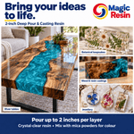 3 Gallon (11.4 L) | 2" Deep Pour, Casting & Art | Clear Epoxy Resin Kit