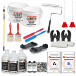 Magic Resin | Full Flakes Coverage | Professional Durable Floor Epoxy Resin & Polyaspartic DIY Kit | UV-Stable | Non-Yellowing for Garage, Basement & Commercial Floor