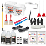 Magic Resin | Medium Flakes Coverage | Durable Floor Epoxy Resin & Polyaspartic DIY Kit | UV-Stable | Non-Yellowing for Garage, Basement & Commercial Floor