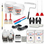 Magic Resin | Full Flakes Coverage | Professional Durable Floor Epoxy Resin & Polyaspartic DIY Kit | UV-Stable | Non-Yellowing for Garage, Basement & Commercial Floor