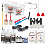 Magic Resin | Full Flakes Coverage | Professional Durable Floor Epoxy Resin & Polyaspartic DIY Kit | UV-Stable | Non-Yellowing for Garage, Basement & Commercial Floor