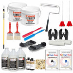 Magic Resin | Medium Flakes Coverage | Durable Floor Epoxy Resin & Polyaspartic DIY Kit | UV-Stable | Non-Yellowing for Garage, Basement & Commercial Floor