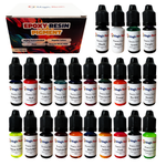 Transparent Pigment Dye - 24 Colors - 10ml each bottle
