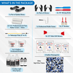 Magic Resin | Full Flakes Coverage | Professional Durable Floor Epoxy Resin & Polyaspartic DIY Kit | UV-Stable | Non-Yellowing for Garage, Basement & Commercial Floor
