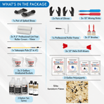 Magic Resin | Full Flakes Coverage | Professional Durable Floor Epoxy Resin & Polyaspartic DIY Kit | UV-Stable | Non-Yellowing for Garage, Basement & Commercial Floor