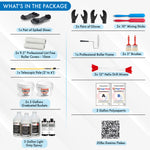 Magic Resin | Medium Flakes Coverage | Durable Floor Epoxy Resin & Polyaspartic DIY Kit | UV-Stable | Non-Yellowing for Garage, Basement & Commercial Floor