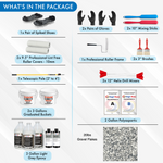 Magic Resin | Medium Flakes Coverage | Durable Floor Epoxy Resin & Polyaspartic DIY Kit | UV-Stable | Non-Yellowing for Garage, Basement & Commercial Floor
