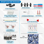 Magic Resin | Medium Flakes Coverage | Durable Floor Epoxy Resin & Polyaspartic DIY Kit | UV-Stable | Non-Yellowing for Garage, Basement & Commercial Floor