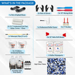 Magic Resin | Medium Flakes Coverage | Durable Floor Epoxy Resin & Polyaspartic DIY Kit | UV-Stable | Non-Yellowing for Garage, Basement & Commercial Floor