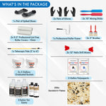 Magic Resin | Medium Flakes Coverage | Durable Floor Epoxy Resin & Polyaspartic DIY Kit | UV-Stable | Non-Yellowing for Garage, Basement & Commercial Floor