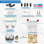 Magic Resin | Medium Flakes Coverage | Durable Floor Epoxy Resin & Polyaspartic DIY Kit | UV-Stable | Non-Yellowing for Garage, Basement & Commercial Floor