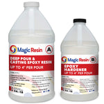 1.5 Gallon (5.7 L) | 4" Deep Pour, Casting & Art | Clear Epoxy Resin Kit | Free Shipping - Magic Resin USA