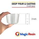 .75 Gallon (2.85 L) | 2" Deep Pour, Casting & Art | Clear Epoxy Resin Kit | Free Shipping - Magic Resin USA