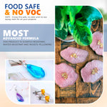 32 Oz (946 ml) | Art & Craft Epoxy Resin Kit | Includes 3 pairs of gloves, 2 cups, 4 sticks & 5 x 5g mica powder bags | Free express shipping - Magic Resin USA