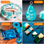 4 Gallon (15.2 L) | Art & Craft Epoxy Resin Kit | Includes 6 Pairs of Gloves, 4 Cups, 8 Sticks & 10 X 5G Mica Powder Bags | Free Express Shipping - Magic Resin USA