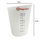 Silicone Measuring Cups | 2 x 500ml & 2 x 250ml | Great for Epoxy Resin Mixing | Set of 4 Cups - Magic Resin USA