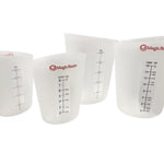 Silicone Measuring Cups | 2 x 500ml & 2 x 250ml | Great for Epoxy Resin Mixing | Set of 4 Cups - Magic Resin USA